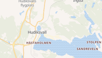 Mapa online de Hudiksvall para viajantes