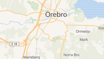 Mapa online de Örebro para viajantes