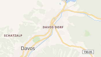 Mapa online de Davos para viajantes