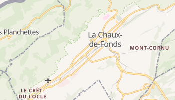 Mapa online de La Chaux-de-Fonds para viajantes