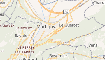 Mapa online de Martigny para viajantes