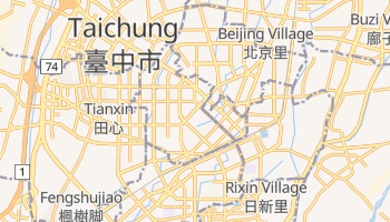 Mapa online de Taichung para viajantes