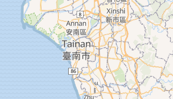 Mapa online de Tainan para viajantes