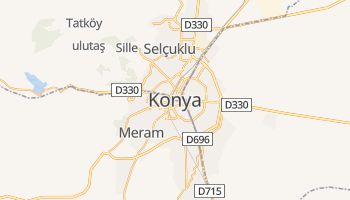 Mapa online de Konya para viajantes