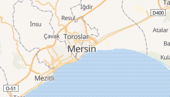 Mapa online de Mersin para viajantes