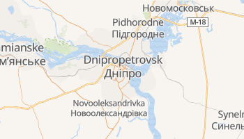 Mapa online de Dnipropetrovsk para viajantes
