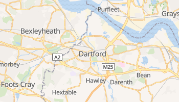 Mapa online de Dartford para viajantes