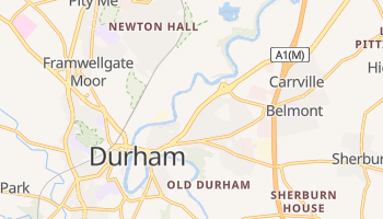 Mapa online de Durham para viajantes