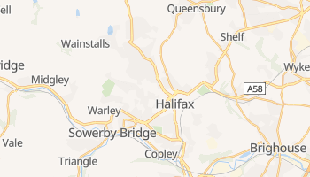 Mapa online de Halifax para viajantes