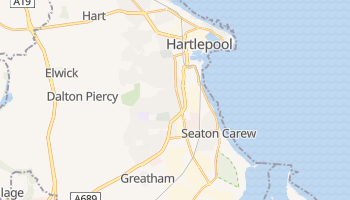 Mapa online de Hartlepool para viajantes