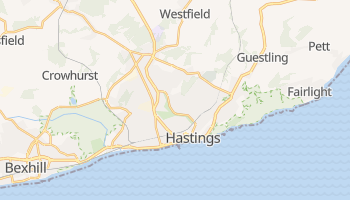 Mapa online de Hastings para viajantes