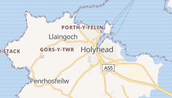 Mapa online de Holyhead para viajantes