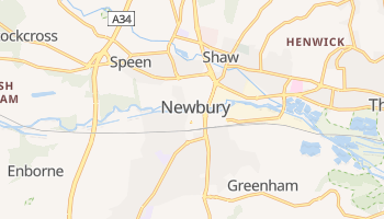 Mapa online de Newbury para viajantes