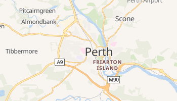 Mapa online de Perth para viajantes