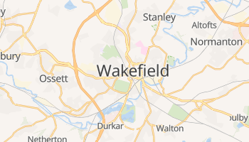 Mapa online de Wakefield para viajantes