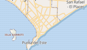 Mapa online de Punta del Este para viajantes