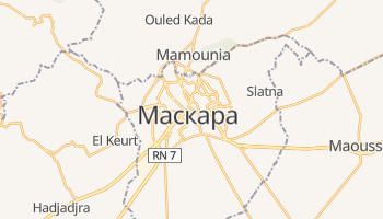Маскара - детальная карта