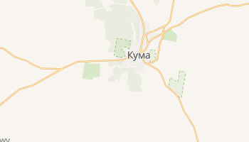 Кума - детальная карта