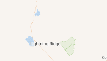 Лайтнинг Ридж - детальная карта