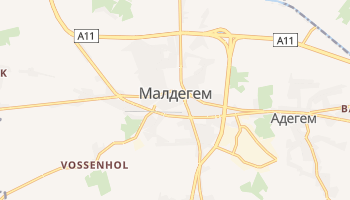 Мальдегем - детальная карта