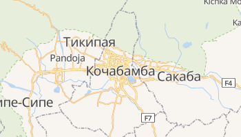 Кочабамба - детальная карта