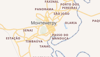 Монтенегру (Риу-Гранди-ду-Сул) - детальная карта