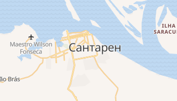 Сантарен - детальная карта