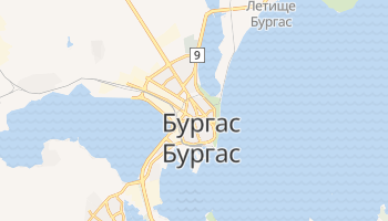 Бургас - детальная карта