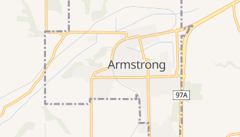 Армстронг - детальная карта