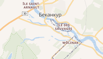 Беканкур - детальная карта
