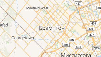 Брамптон - детальная карта