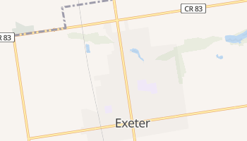 Эксетер - детальная карта