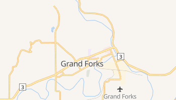 Гранд-Форкс - детальная карта