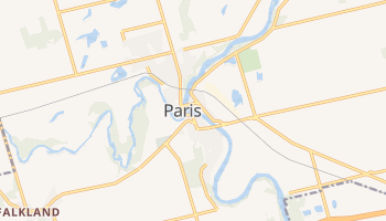 Париж - детальная карта
