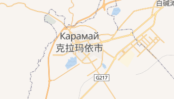 Карамай - детальная карта