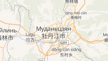 Муданьцзян - детальная карта