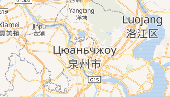 Цюаньчжоу - детальная карта