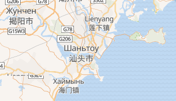 Шаньтоу - детальная карта