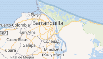 Барранкилья - детальная карта