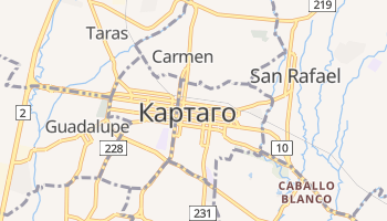 Картаго - детальная карта