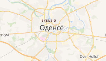 Оденсе - детальная карта