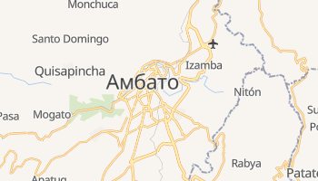 Амбато - детальная карта
