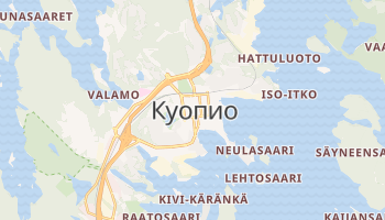 Куопио - детальная карта