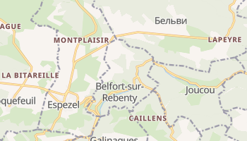 Бельфор - детальная карта