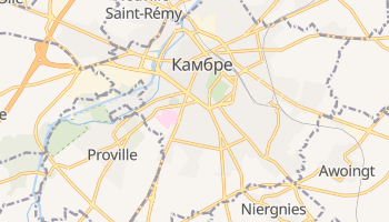 Камбре - детальная карта