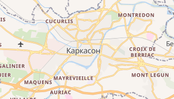 Каркассон - детальная карта