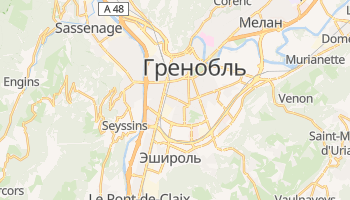 Гренобль - детальная карта