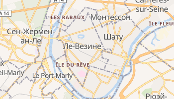 Ле-Везине - детальная карта