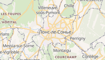 Лон-ле-Сонье - детальная карта