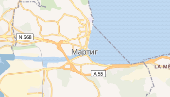 Мартиг - детальная карта